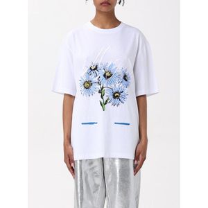 Msgm, Dames, Tops, Wit, Maat: S Katoen,