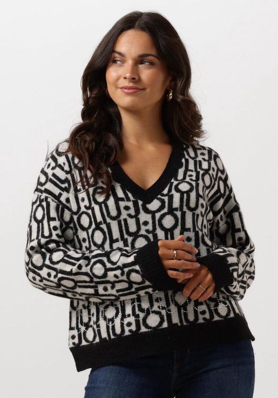 Liu Jo Maglia Chiusa Truien & vesten Dames - Sweater - Hoodie - Vest- Zwart