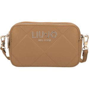 Liu Jo, Tassen, Dames, Bruin, ONE Size, Polyester, Stijlvolle Cameratas Tas