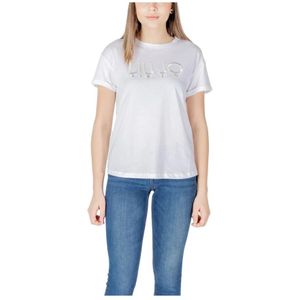 Liu Jo - ECS Moda - T-shirt - Wit - Katoen