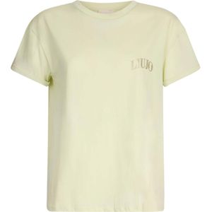 Liu Jo, Dames, Tops, Beige, Maat: XS Katoen,
