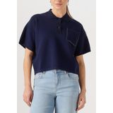 Liu Jo Maglia Chiusa M/l Tops & T-shirts Dames - Shirt - Donkerblauw - Maat XS
