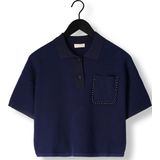 Liu Jo Maglia Chiusa M/l Tops & T-shirts Dames - Shirt - Donkerblauw - Maat XS