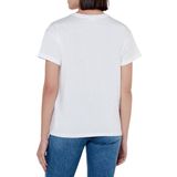 Liu Jo Ecs T-shirt Moda M/c Tops & T-shirts Dames - Shirt - Wit - Maat S