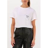Liu Jo Ecs T-shirt Moda M/c Tops & T-shirts Dames - Shirt - Wit - Maat S