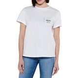 Liu Jo Ecs T-shirt Moda M/c Tops & T-shirts Dames - Shirt - Wit - Maat S