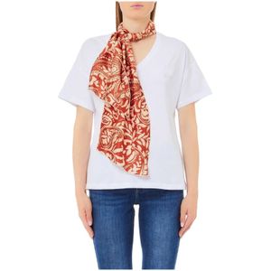 Liu Jo, Dames, Tops, Wit, Maat: S Katoen,