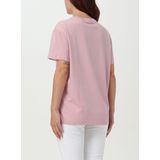 Liu Jo - T-shirt - Roze - Katoen - Met Grafische Print