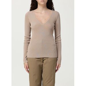 Liu Jo - V-neck Sweatshirt - Beige - Dames - Vesten