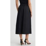 Liu Jo - Gonna TS NAV Longuet - Geplooide Minirok - Zwart - Polyester