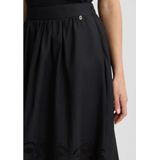 Liu Jo - Gonna TS NAV Longuet - Geplooide Minirok - Zwart - Polyester