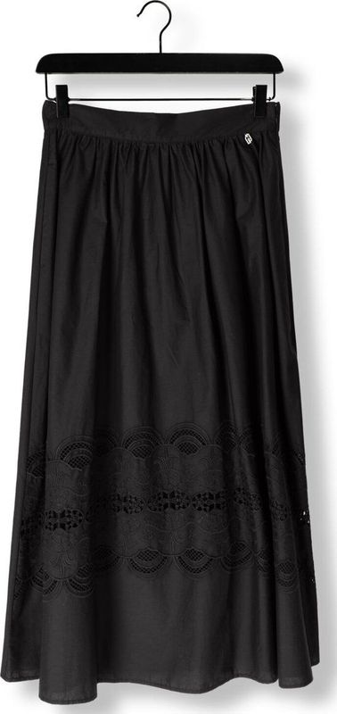 Liu Jo - Gonna TS NAV Longuet - Geplooide Minirok - Zwart - Polyester