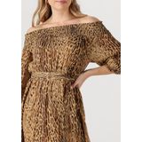 LIU JO - ABITO TS.NAV - Wikkeljurk - Bruin - Katoen