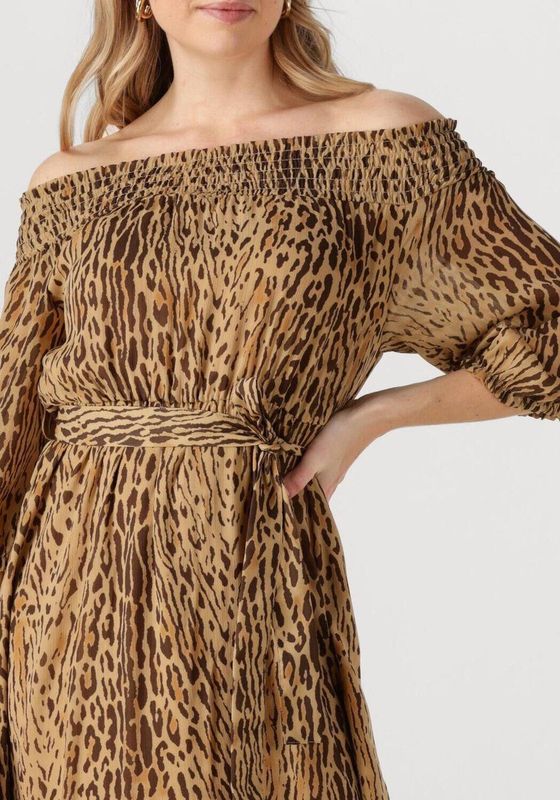 LIU JO - ABITO TS.NAV - Wikkeljurk - Bruin - Katoen