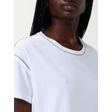 Liu Jo - T-shirt - Wit - 100% Katoen - Ronde Hals - Korte Mouwen