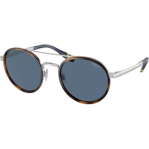 Polo Ralph Lauren - PH3150 - Zonnebril - Bruin - Metaal - Ronde