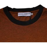 Dolce & Gabbana - Short Sleeve Crew Neck - T-shirt - Bruin