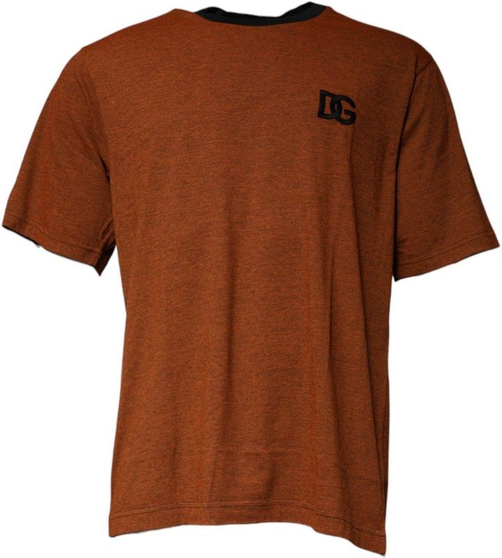 Dolce & Gabbana - Short Sleeve Crew Neck - T-shirt - Bruin