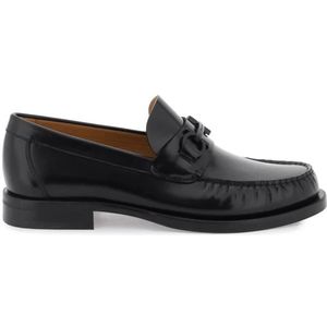 Ferragamo, Heren, Schoenen, Zwart, Maat: 39 EU Leer,