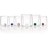 Drinkglazen - Transparant - Glas - Set van 6