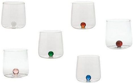 Drinkglazen - Transparant - Glas - Set van 6