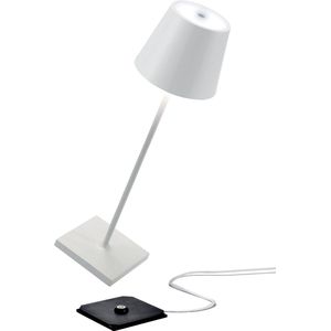Poldina Pro Witte oplaadbare en dimbare LED-tafellamp - LD0340B3