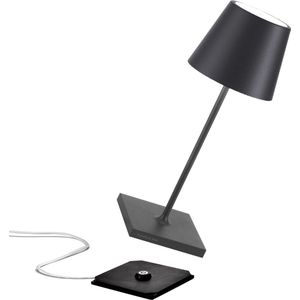Zafferano - Poldina Pro MINI - Tafellamp donker grijs 30cm