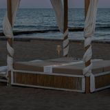 Zafferano Poldina Accu-tafellamp IP65 Zand