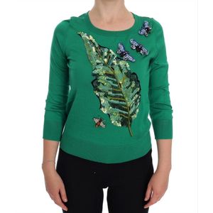 Dolce & Gabbana - TSH1112 - Pullover Sweater - Groen - 100% Zijde