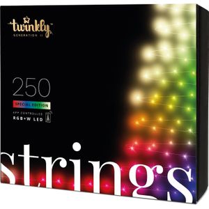 Twinkly RGBW lichtkettingen, 250 fl. 20m transparant