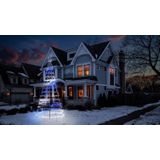 Twinkly Vlaggenmast verlichting - Kerstverlichting voor Buiten - 2 meter - 300 LED - incl. mast - RGB Licht - Zwart