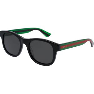 Gucci zonnebril GG0003SN 006 Zwart groen grijs grijs