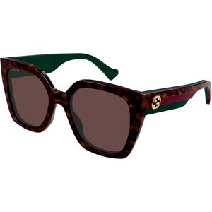 Gucci Zonnebril , Brown , Dames , Maat: ONE Size