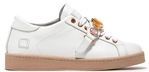 D.A.T.E. Twist Stone Sneaker White