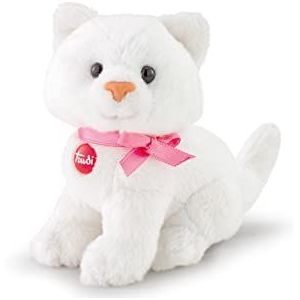Trudi - Sweet Collection - Knuffel Kat Poes - Wit - 9 cm