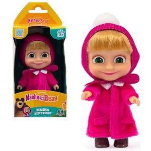 Masha & Michka, pop 12 cm, om te verzamelen, model winteroutfit, speelgoed voor kinderen vanaf 3 jaar, GIOCHI PREZIOSI, MHA002