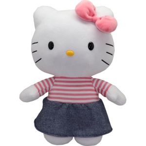 Hello Kitty - Jeansrok - Roze - Pluche - 30 cm