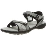 CMP - Adib - Wandelsandalen - Zwart - Leren Zool - Lycra Boven