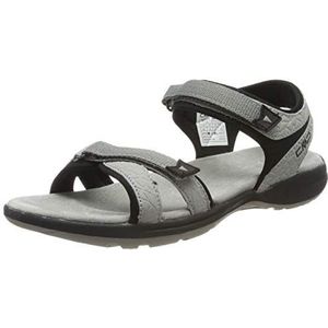 CMP - Adib - Wandelsandalen - Zwart - Leren Zool - Lycra Boven