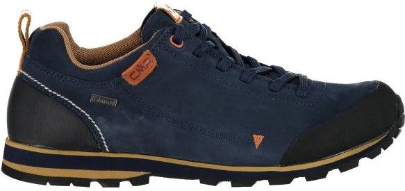 CMP Elettra Low Hiking Shoe Wp Trekking-schoenen voor heren, Zwart Blauw Zwart Blauw, 43 EU