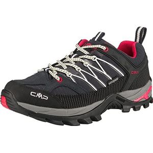 CMP Rigel Lage trekkingschoen voor dames, trekking- en wandelschoenen voor dames, antracite off white, 37 EU