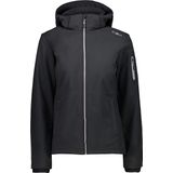 CMP Softshelljacke CMP Damen Softshelljacke mit Kapuze 39A5006 schwar