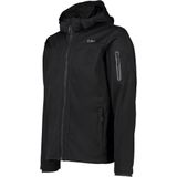 CMP - Zip Hood - Softshelljack - Zwart - 4XL - Waterdicht