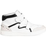 Liu Jo - Silver Studded Sneakers - Wit - Ecologisch Leer - Klittenbandsluiting