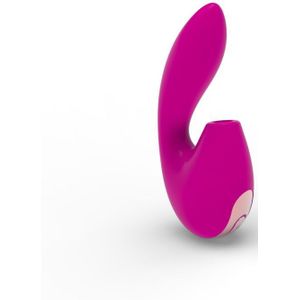 Vibrator voor dames, G-spot en clitoris van waterdichte siliconen