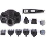 BEPER 40.742 Tondeuse - 10-in-1 Set - Stalen Messen - Lithium-ion Batterij