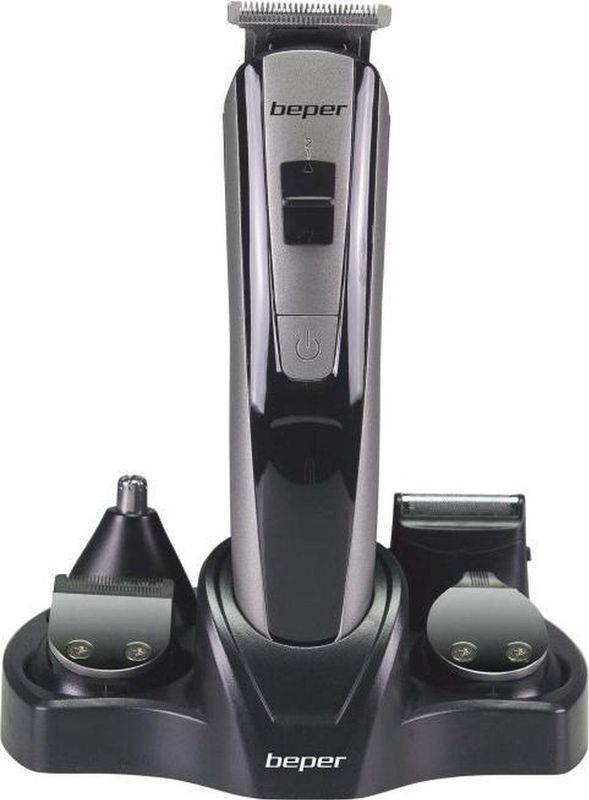 BEPER 40.742 Tondeuse - 10-in-1 Set - Stalen Messen - Lithium-ion Batterij