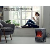 Beper - RI.504 - Elektrische Haard - Grijs - 2000 Watt