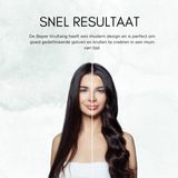 Beper - Curly Pro Krultang - Zwart - Haartools