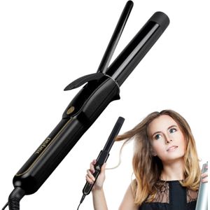 Beper - Curly Pro Krultang - Zwart - Haartools